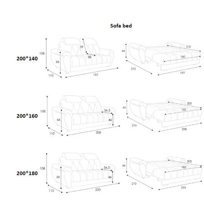 Antares Nova Sofa Bed