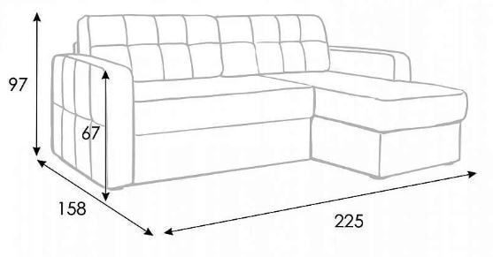 Lucky Corner Sofa Bed