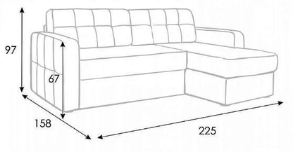 Lucky Corner Sofa Bed