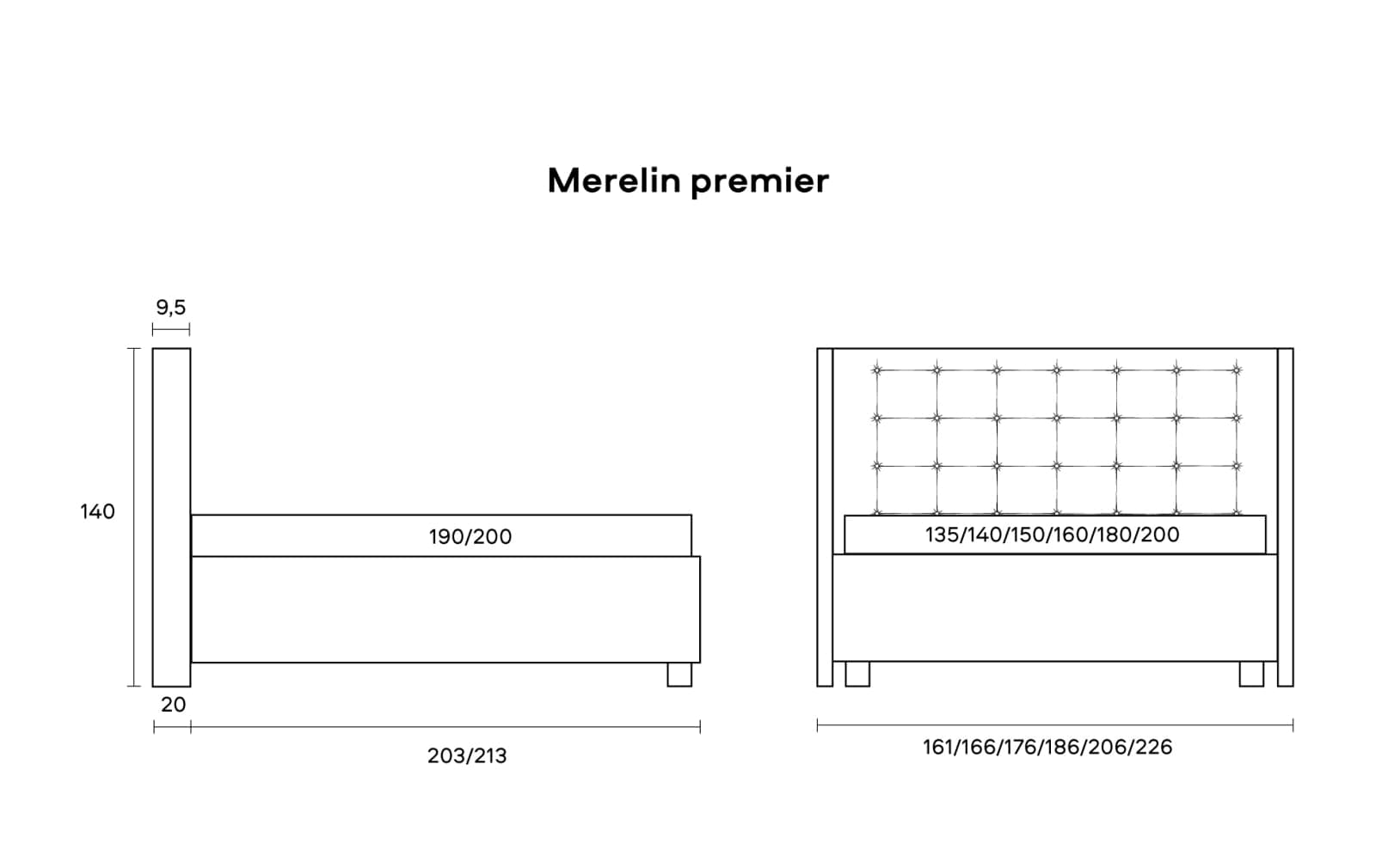 Merelin Premier Bett