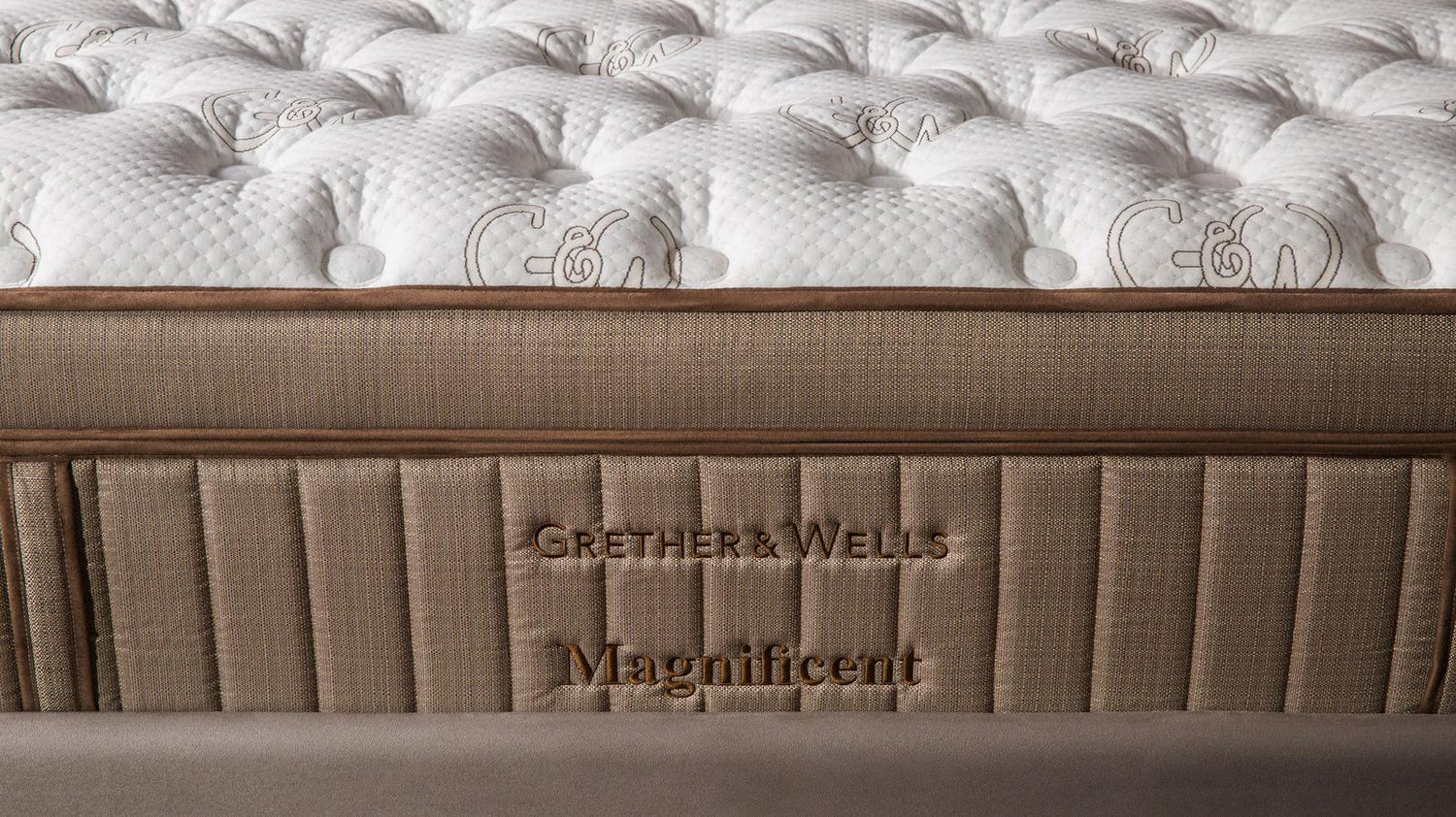 Grether &amp; Wells - &quot;Magnificent Matratze&quot; - Luxuriöse Pillowtop-Auflage Hybrid